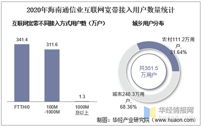 2020年海南通信業電信用戶、電信業務及電信資產統計分析